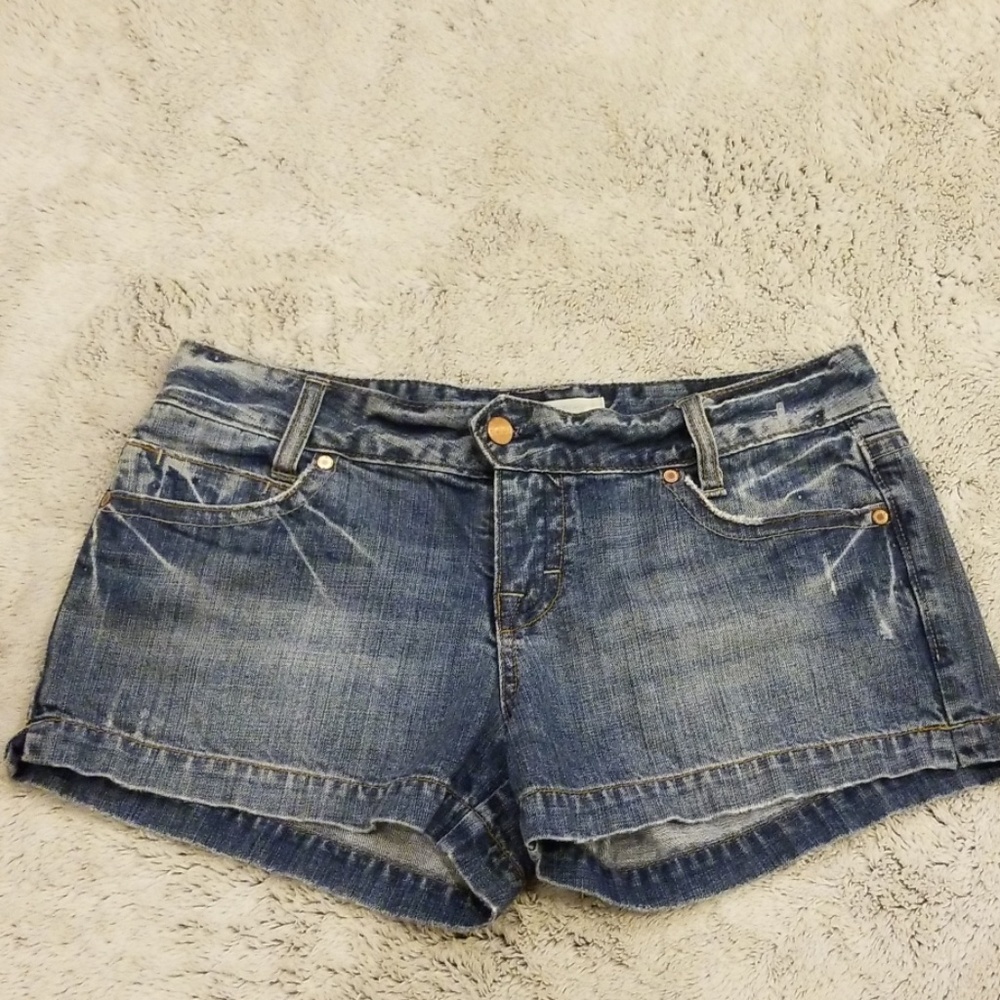 Blue jean shorts